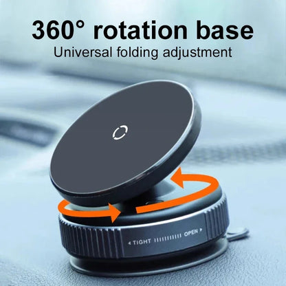 Car Phone Holder Vacuum Magnetic Phone Stand 360° rotatable