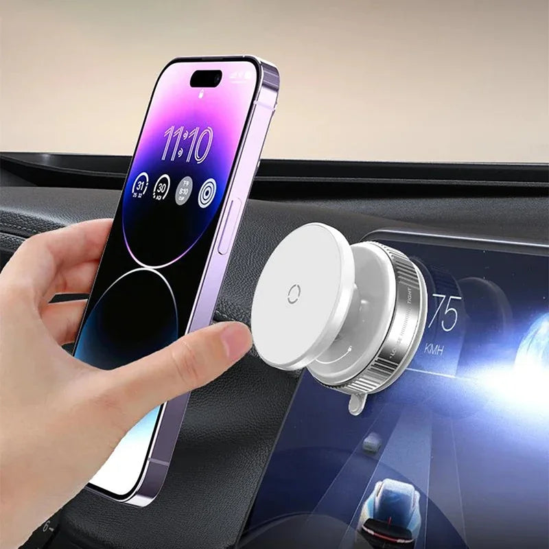 Car Phone Holder Vacuum Magnetic Phone Stand 360° rotatable
